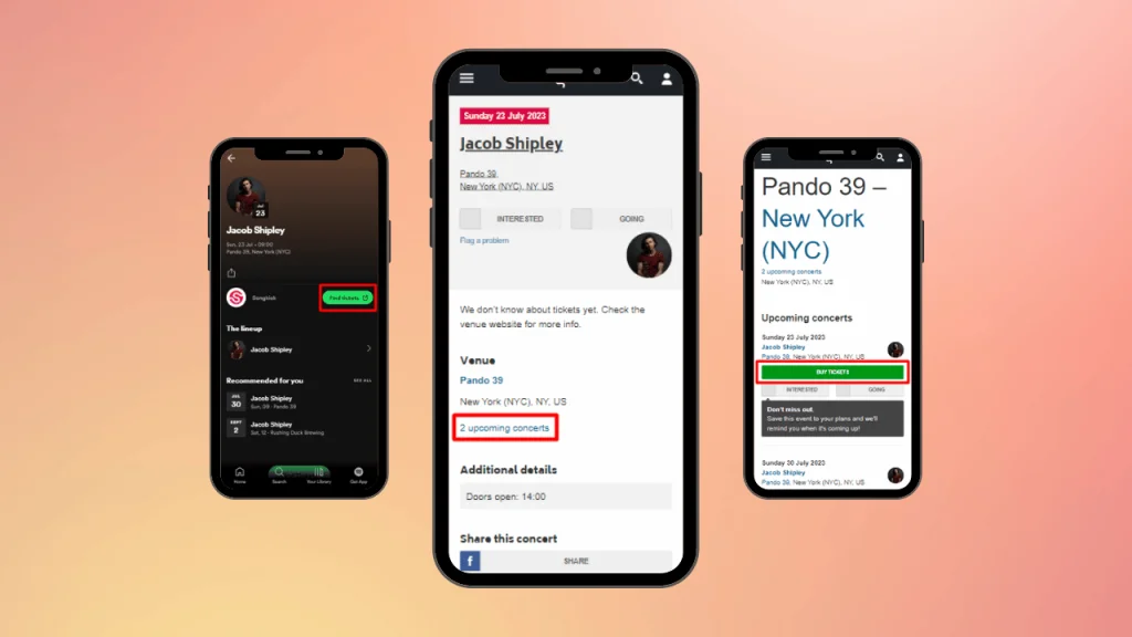 Spotify Premium APK (MOD) v9.0.24.601 Desbloqueado 2025 6 Próximos conciertos-3
