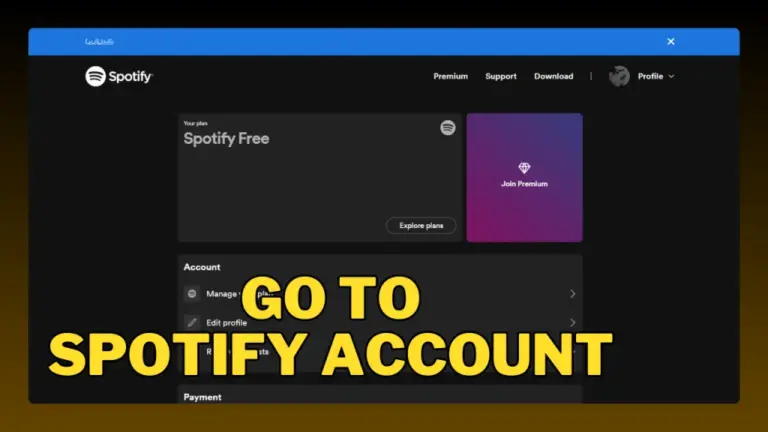Cómo eliminar la cuenta de Spotify (Guía detallada 2025) 8 Ir a la cuenta de Spotify