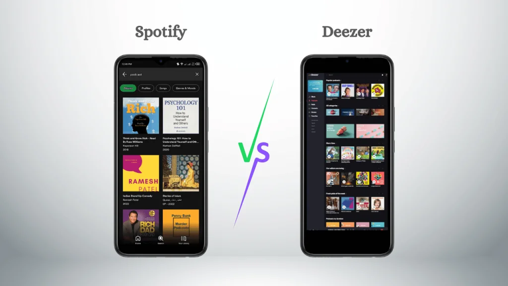 Spotify vs Deezer: Comparación en profundidad 7 Descubrimiento